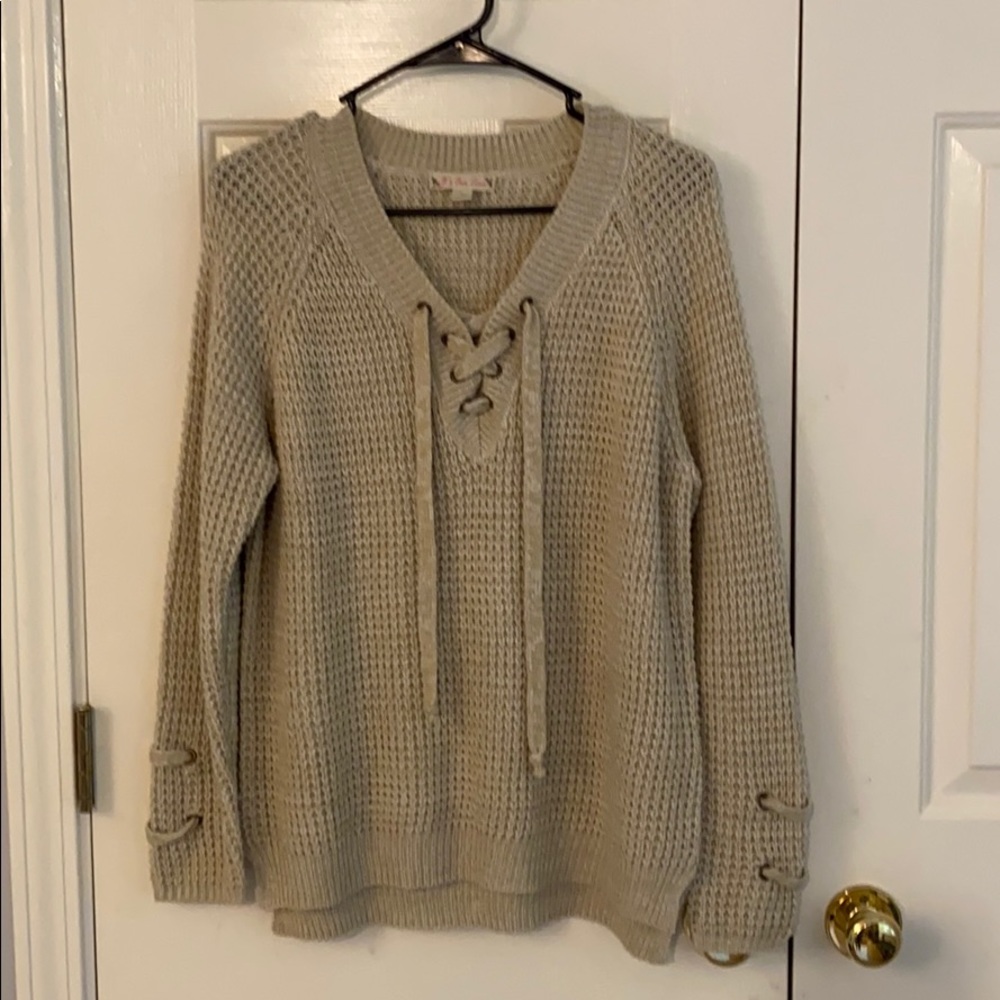 Tan sweater